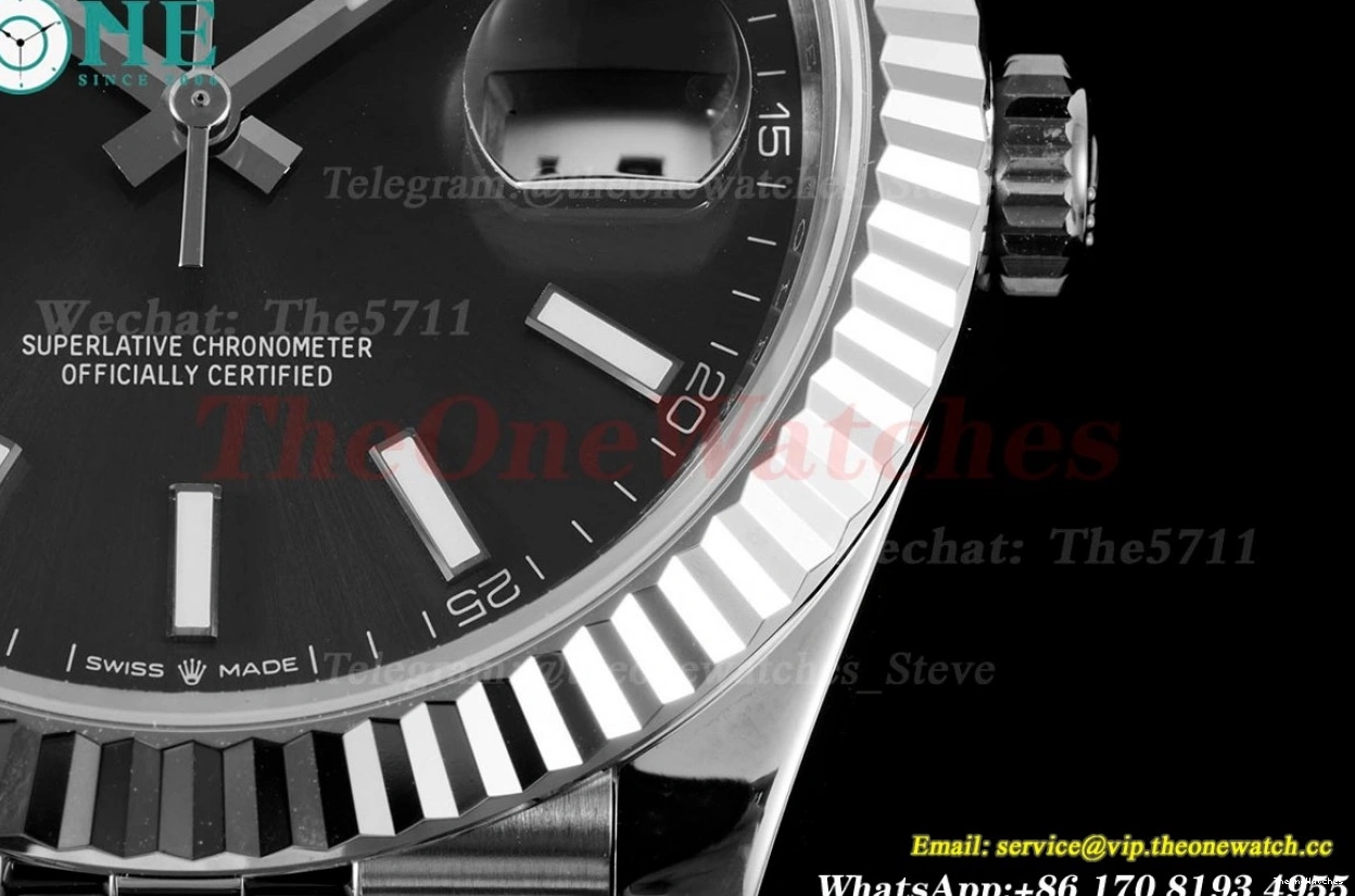 VSF Grey 41mm 126334 Flt VS3235 Jub SS 904L Datejust SS Stk 0320